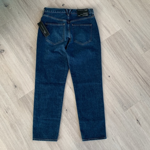 💝❤️💝 Veronica Beard Ryleigh Slim Straight Bright Blue Jeans size 28/6💝❤️💝 - Picture 11 of 12